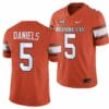 Oklahoma State Cowboys #5 Kendal Daniels Jersey 2023 College Football Orange Game