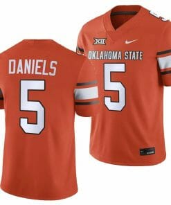 Oklahoma State Cowboys #5 Kendal Daniels Jersey 2023 College Football Orange Game