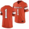 Oklahoma State Cowboys Jersey #1 College Football 2023 Game Orange