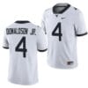West Virginia Mountaineers CJ Donaldson Jr Jersey #4 College Football 2023 Game White