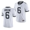 West Virginia Mountaineers Garrett Greene Jersey #6 College Football 2023 Game White