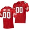 Custom Texas Tech Red Raiders Jersey Name and Number College Football Throwback Stitched Red 7 Custom Texas Tech Red Raiders Jersey Name and Number College Football Throwback Stitched Red