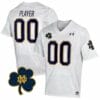 Custom Notre Dame Fighting Irish Jersey Name and Number College Football Johnny Lujack Patch 32 White