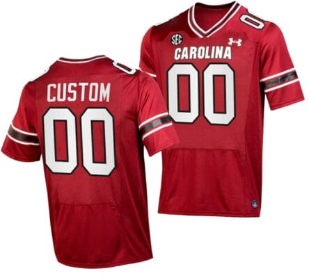 Custom South Carolina Gamecocks Jersey Name and Number College Football Stitched Garnet 2023 10 Custom South Carolina Gamecocks Jersey Name and Number College Football Stitched Garnet 2023