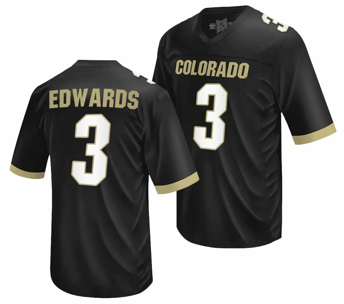 Colorado Buffaloes Dylan Edwards Jersey #3 NIL College Football Black 1 Colorado Buffaloes Dylan Edwards Jersey #3 NIL College Football Black