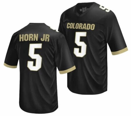 Colorado Buffaloes Jimmy Horn Jr Jersey #5 NIL College Football Black