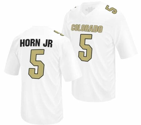 Colorado Buffaloes Jimmy Horn Jr Jersey #5 NIL College Football White