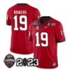 Georgia Bulldogs Brock Bowers Jersey #19 CFP National Champions Patch 2023 – All Stitched Red