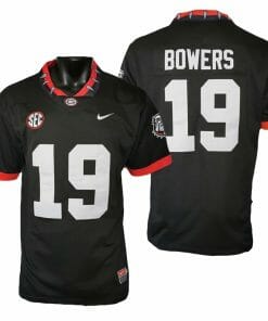 Georgia Bulldogs Brock Bowers Jersey #19 College Football Game Black