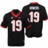 Georgia Bulldogs Brock Bowers Jersey #19 College Football Game Black Alternative