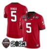 Georgia Bulldogs Kelee Ringo Jersey #5 CFP National Champions Patch 2023 – All Stitched Red 4 Georgia Bulldogs Kelee Ringo Jersey #5 CFP National Champions Patch 2023 – All Stitched Red