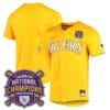 Lsu Tigers National Champions Jersey NCAA College Baseball Stitched Gold 2 Lsu Tigers National Champions Jersey NCAA College Baseball Stitched Gold