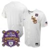 Lsu Tigers National Champions Jersey NCAA College Baseball Stitched White 2 Lsu Tigers National Champions Jersey NCAA College Baseball Stitched White