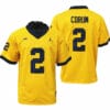 Michigan Wolverines Blake Corum Jersey #2 College Football Game Yellow 6 Michigan Wolverines Blake Corum Jersey #2 College Football Game Yellow