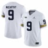 Michigan Wolverines JJ McCarthy Jersey #9 College Football Game White