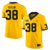 Michigan Wolverines Joe Taylor Jersey #18 College Football Game Yellow 7 Michigan Wolverines Joe Taylor Jersey #18 College Football Game Yellow