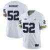 Michigan Wolverines Karsen Barnhart Jersey #52 College Football Game White 6 Michigan Wolverines Karsen Barnhart Jersey #52 College Football Game White