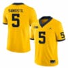 Michigan Wolverines Mike Sainristil Jersey #5 College Football Game Yellow 6 Michigan Wolverines Mike Sainristil Jersey #5 College Football Game Yellow