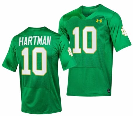 Notre Dame Fighting Irish Sam Hartman Jersey #10 Replica College Football 2023 Green 10 Notre Dame Fighting Irish Sam Hartman Jersey #10 Replica College Football 2023 Green