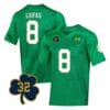 Notre Dame Marist Liufau Jersey #8 College Football Johnny Lujack Patch 32 Green