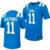 Ole Miss Rebels Jordan Watkins Jersey #11 Untouchable College Football 2023 Powder Blue 7 Ole Miss Rebels Jordan Watkins Jersey #11 Untouchable College Football 2023 Powder Blue