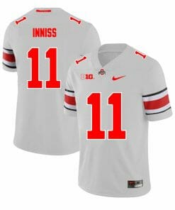 Ohio State Buckeyes Brandon Inniss Jersey #11 College Football Game Gray