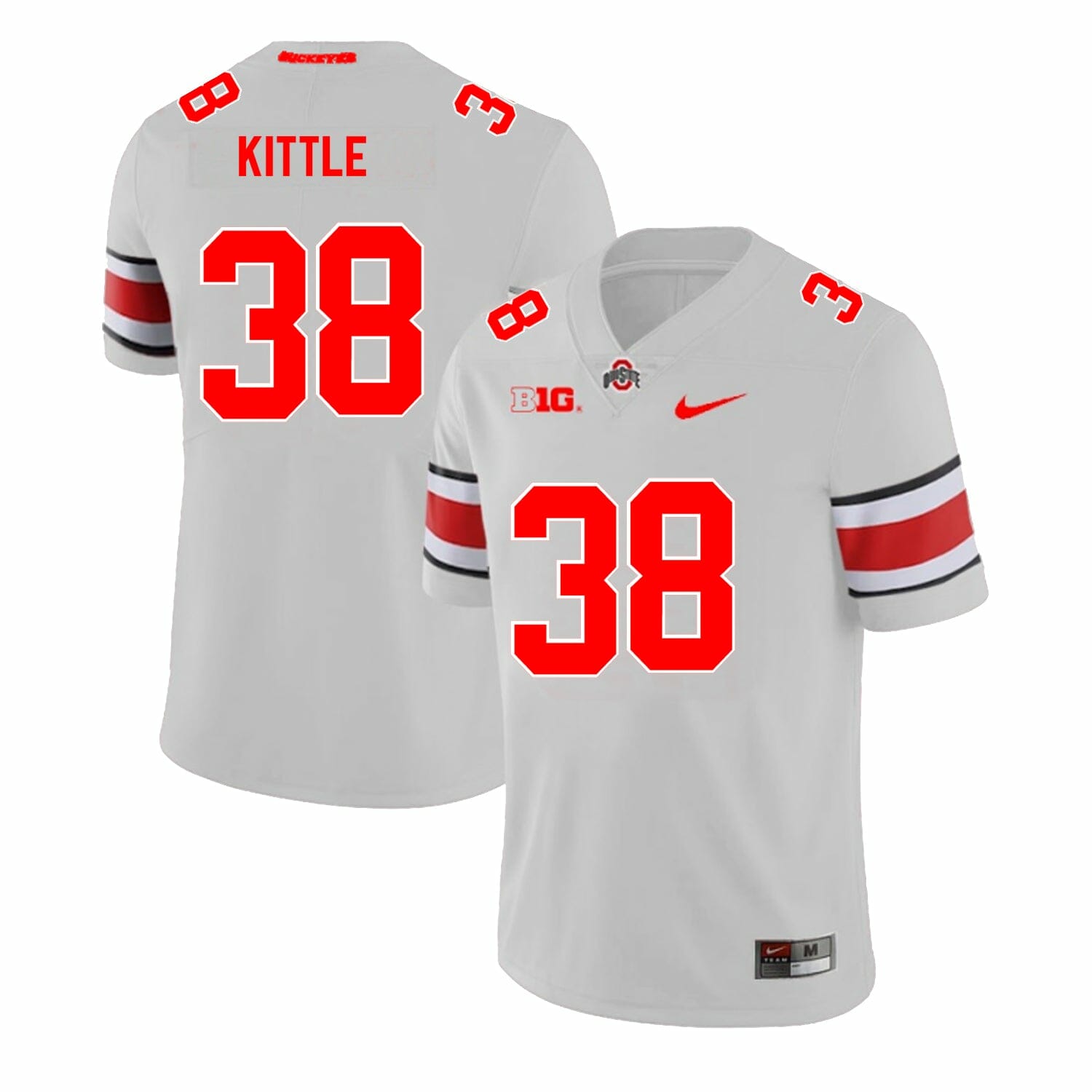 Ohio State Buckeyes Cameron Kittle Jersey #38 College Football Game Gray 1 Ohio State Buckeyes Cameron Kittle Jersey #38 College Football Game Gray