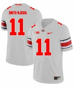 Ohio State Buckeyes Jaxon Smith Njigba Jersey #11 College Football Game Gray