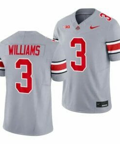 Ohio State Buckeyes Miyan Williams Jersey #3 College Football Game Gray