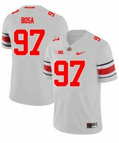 Ohio State Buckeyes Nick Bosa Jersey #97 College Football Game Gray