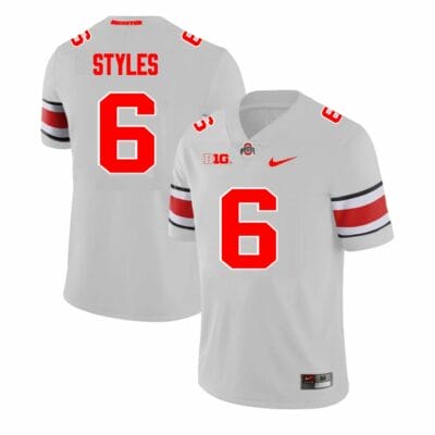 Ohio State Buckeyes Sonny Styles Jersey #6 College Football Game Gray