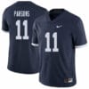 Penn State Micah Parsons Jersey #11 College Football Game Navy With Name Retro