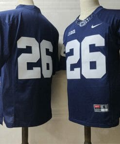 Penn State Saquon Barkley Jersey #26 College Football Game Navy No Name