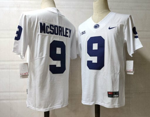 Penn State Trace McSorley Jersey #9 College Football Game White With Name