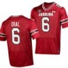 South Carolina Gamecocks Marcellas Dial Jersey #6 College Football Stitched Garnet 2023