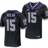TCU Horned Frogs Chance Nolan Jersey Alternate College Football Black Replica #15