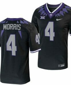 TCU Horned Frogs Chandler Morris Jersey Alternate College Football Black Replica #4