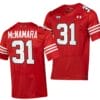 Texas Tech Red Raiders Austin McNamara Jersey #31 College Football Throwback Stitched Red 6 Texas Tech Red Raiders Austin McNamara Jersey #31 College Football Throwback Stitched Red