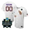Custom Lsu Tigers Jersey Name and Number World Series 2023 College Baseball Stitched White
