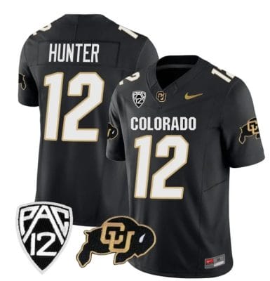 Colorado Buffaloes Travis Hunter Jersey #12 Vapor Limited College Football All Stitched Black 8 Colorado Buffaloes Travis Hunter Jersey #12 Vapor Limited College Football All Stitched Black
