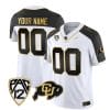 Custom Colorado Buffaloes Jersey Name and Number Vapor Limited Gold College Football All Stitched Inverted