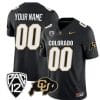 Custom Colorado Buffaloes Jersey Name and Number Vapor Limited College Football All Stitched Black