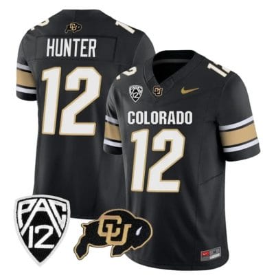 Colorado Buffaloes Travis Hunter Jersey #12 Vapor College Football All Stitched Black 8 Colorado Buffaloes Travis Hunter Jersey #12 Vapor College Football All Stitched Black