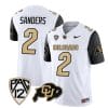 Colorado Buffaloes Shedeur Sanders Jersey #2 Vapor Limited College Football All Stitched Black Sleeves 6 Colorado Buffaloes Shedeur Sanders Jersey #2 Vapor Limited College Football All Stitched Black Sleeves