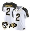 Colorado Buffaloes Shedeur Sanders Jersey #2 Vapor Gold Limited All Stitched Inverted 5 Colorado Buffaloes Shedeur Sanders Jersey #2 Vapor Gold Limited All Stitched Inverted