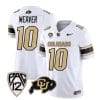 Colorado Buffaloes Xavier Weaver Jersey #10 Vapor College Football All Stitched White 5 Colorado Buffaloes Xavier Weaver Jersey #10 Vapor College Football All Stitched White