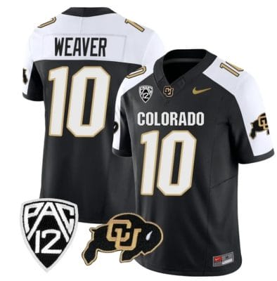 Colorado Buffaloes Xavier Weaver Jersey #10 Vapor Limited College Football All Stitched Alternate 8 Colorado Buffaloes Xavier Weaver Jersey #10 Vapor Limited College Football All Stitched Alternate