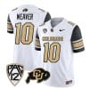 Colorado Buffaloes Xavier Weaver Jersey #10 Vapor College Football All Stitched Black Sleeves