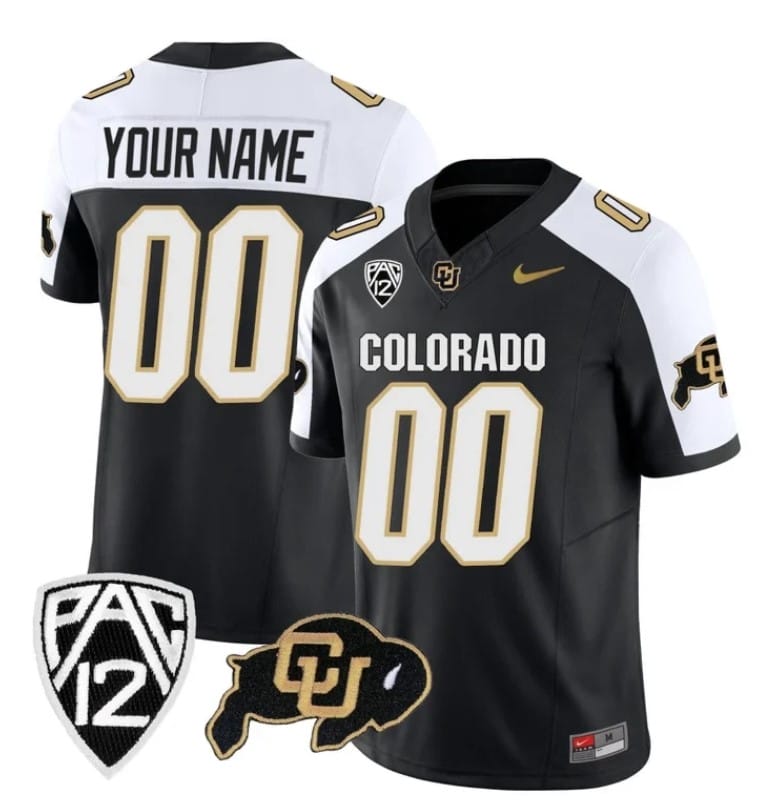 Custom Colorado Buffaloes Jersey Name and Number Vapor Limited College Football All Stitched Alternate 1 Custom Colorado Buffaloes Jersey Name and Number Vapor Limited College Football All Stitched Alternate
