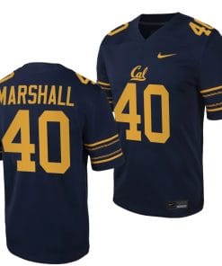 Cal Bears NIL Ben Marshall Jersey #40 College Football Game 2023 Black
